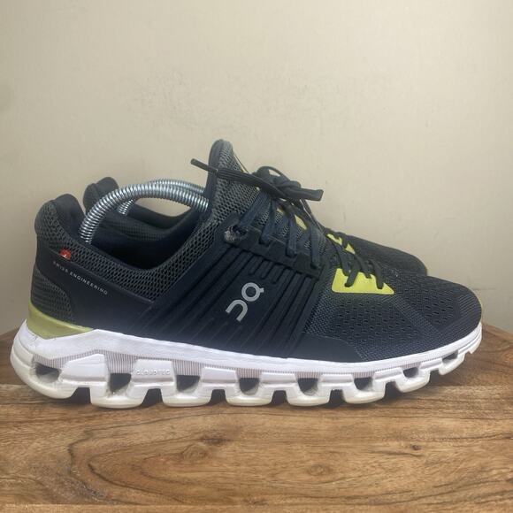 On Cloudswift Magnet Citron Mens Black Green Size 10 Running Shoes 41.9927 - Picture 1 of 11